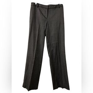 Brown straight leg trouser pants